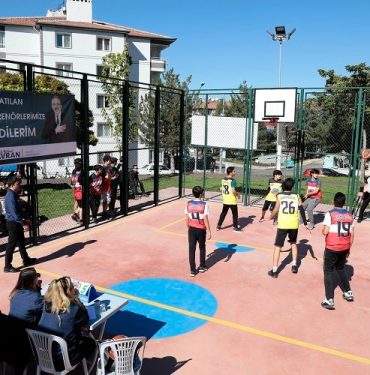 Nevşehir'de sokak basketbolu heyecanı başladı