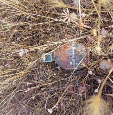 Bingöl'de patlamamış el bombası imha edildi