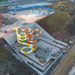 Kocaeli'de çift kaydıraklı aquapark şekillenmeye başladı