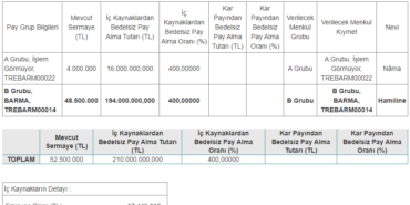 SPK’ya Yüzde 400 Bedelsiz Sermaye Artırımı Başvurusu Yaptı