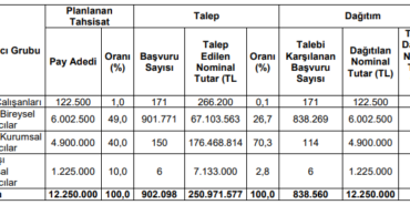 SDTTR Halka Arz Sonuçları Açıklandı, 902 Bin Yatırımcı Talep Gönderdi