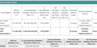 Yüzde 1150 Bedelsiz İçin SPK’ya Başvurdu