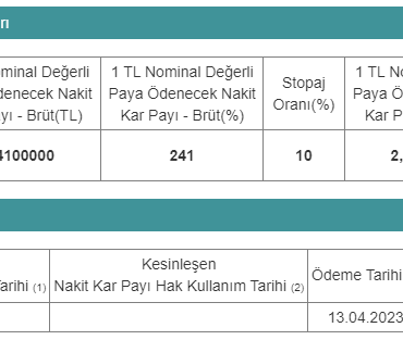 AKSA, Pay Başına Ödeyeceği Temettü Miktarını Açıkladı