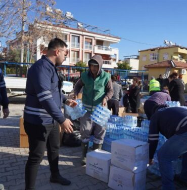 Muğla Milas'tan yardım seferberliği