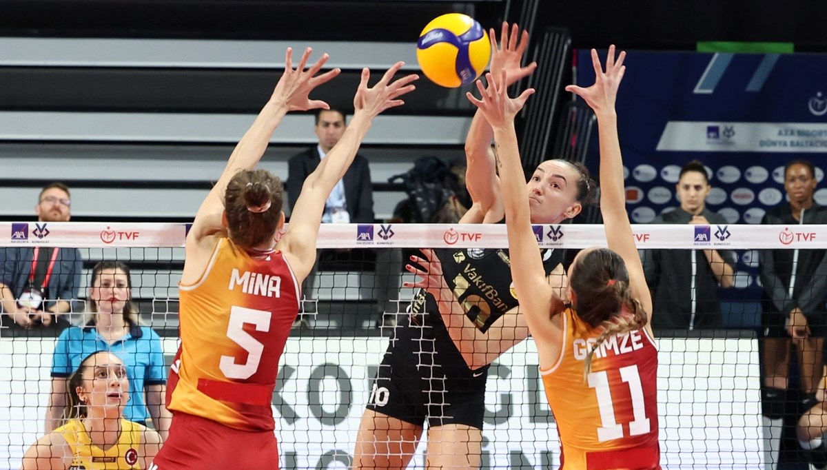 Galatasaray'ı yenen VakıfBank yarı finalde