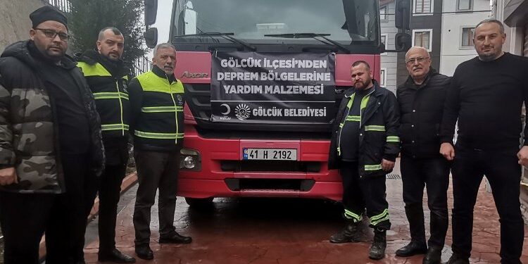 Gölcüklü hayırseverler deprem bölgesinde