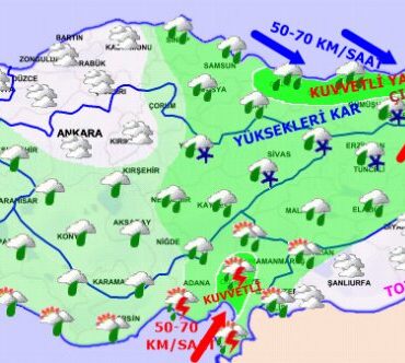 Meteoroloji'den kuvvetli yağış uyarısı