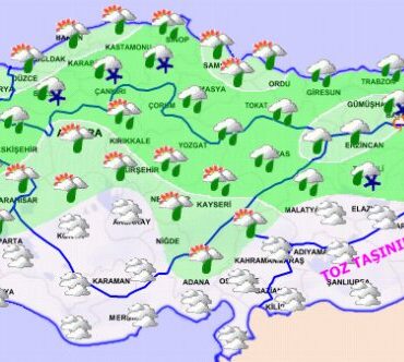 Meteoroloji'den yağmur, kar, fırtına, toz taşınımı ve çığ uyarısı