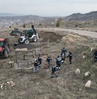 Nevşehir Kent Ormanı yenileniyor
