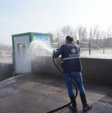 Şap hastalığına karşı Diyarbakır'da dezenfekte