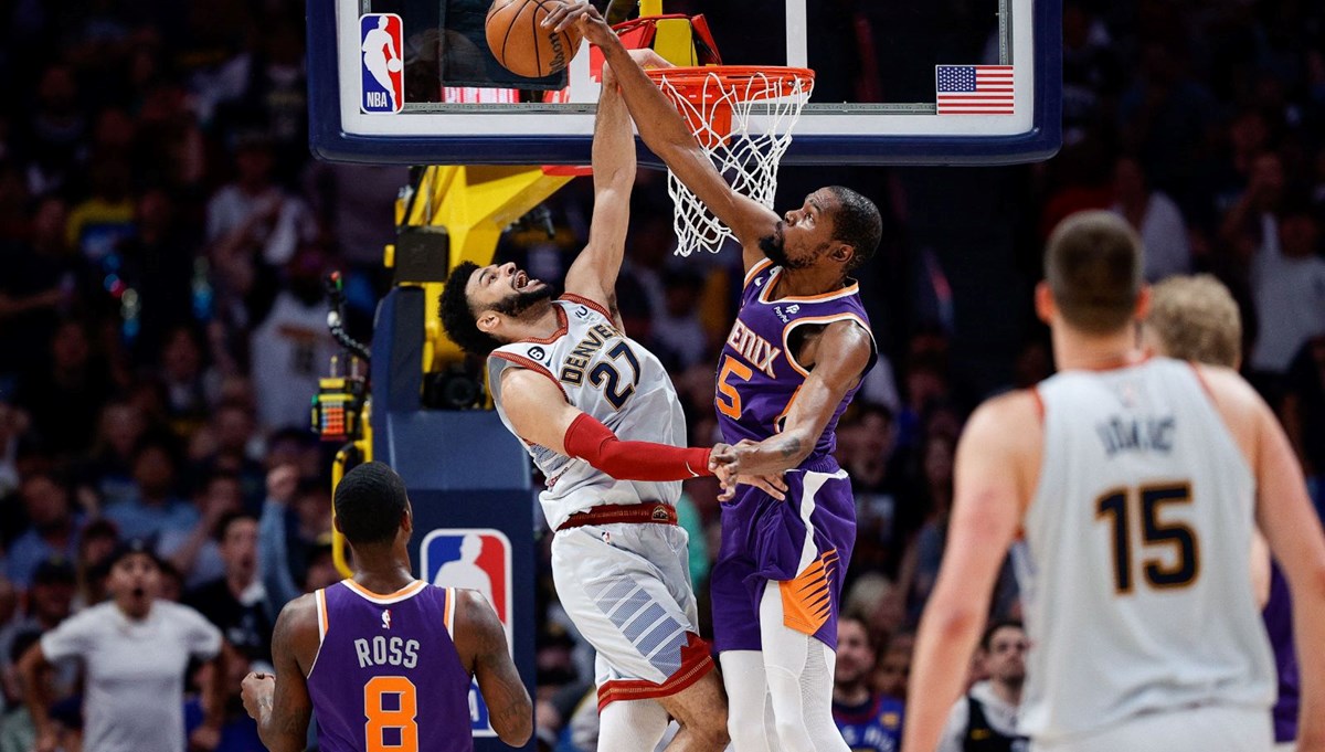 NBA'de Jokic "triple double" yaptı, Nuggets seride 3-2 öne geçti