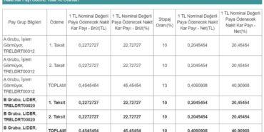 O Şirket Kar Payı Ödemesi Yapıyor