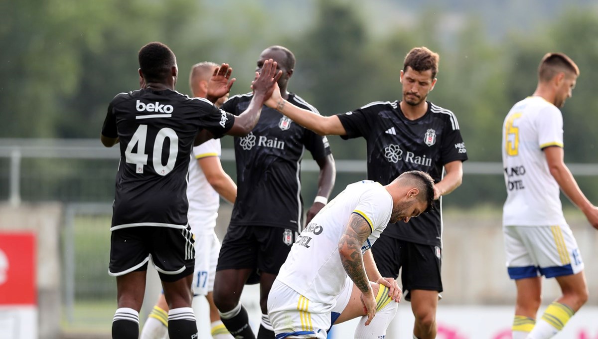 Beşiktaş hazırlık maçında farklı kazandı