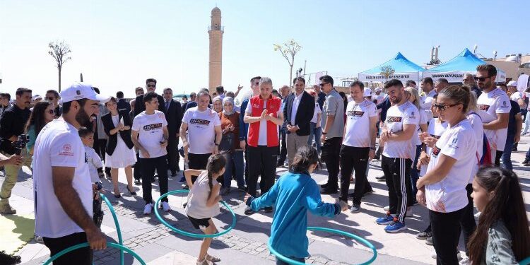Avrupa Spor Haftası kutlaması Mardin’de başladı