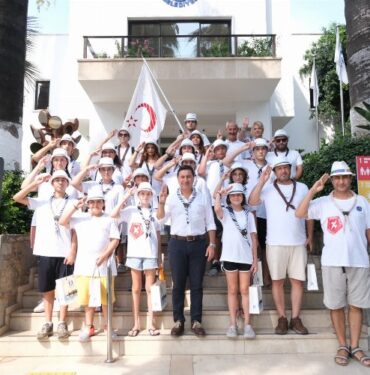 Çanakkaleli izciler Bodrum'da