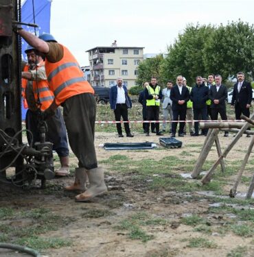Bursa Yıldırım'ın zemin röntgeni çekiliyor