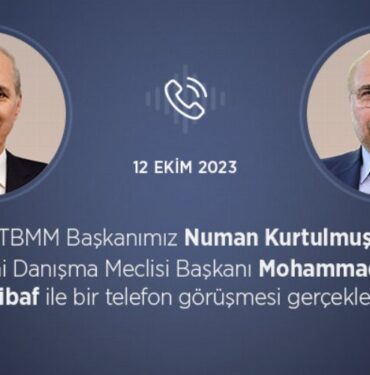 Numan Kurtulmuş İranlı mevkidaşıyla görüştü