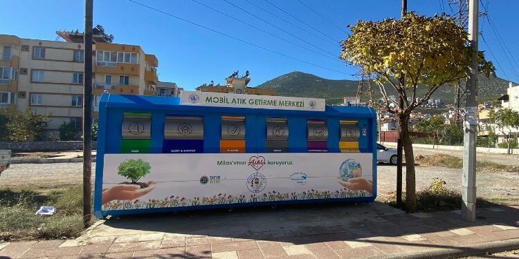 Milas'ta mobil atık noktaları artıyor