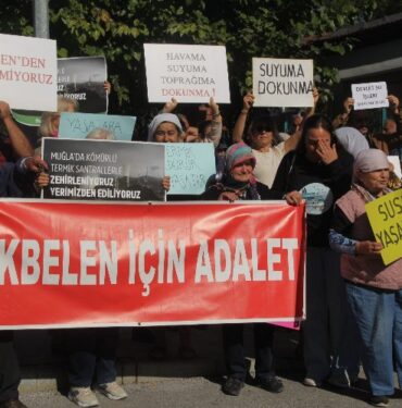 Muğla’da DSİ önünde 'su hakkı' talebi