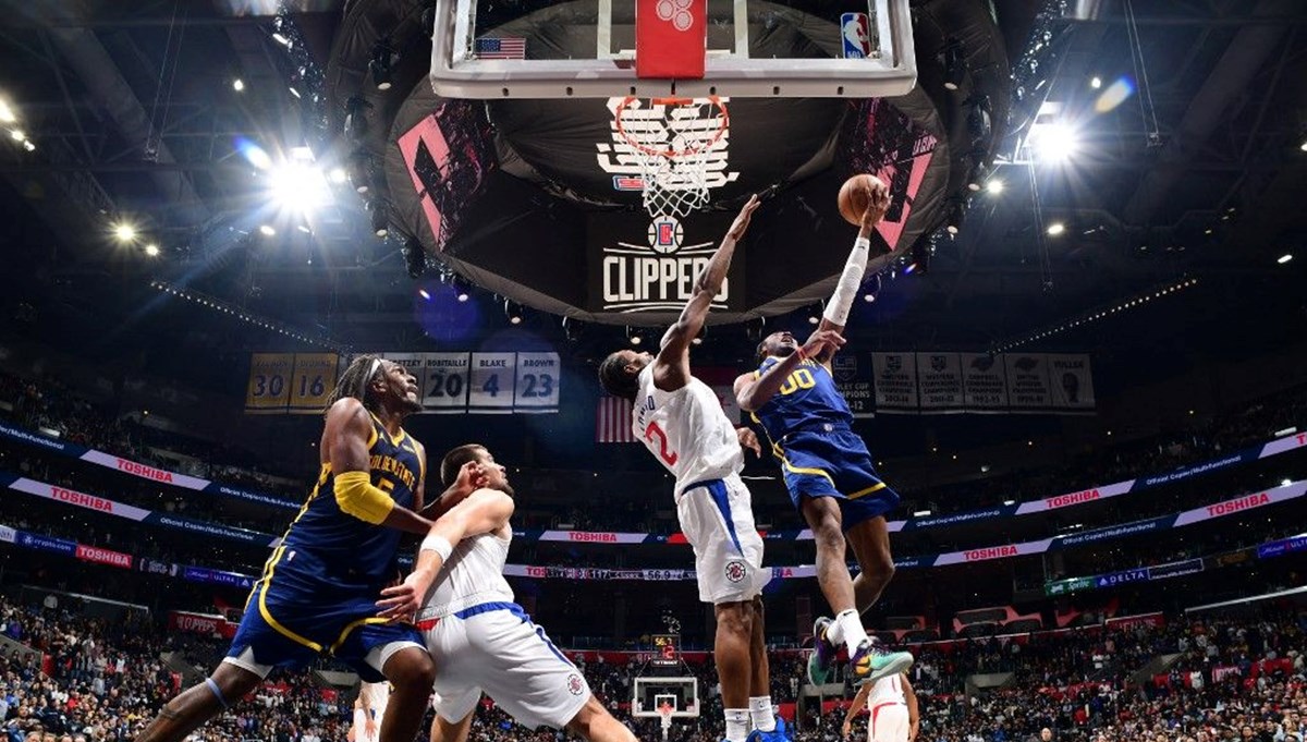 NBA'de Warriors'ı yenen Clippers, galibiyet serisini 6 maça çıkardı