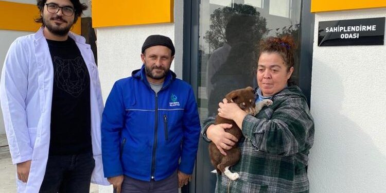 Sokak Hayvanları Bakımevi’nde ilk sahiplendirme yapıldı