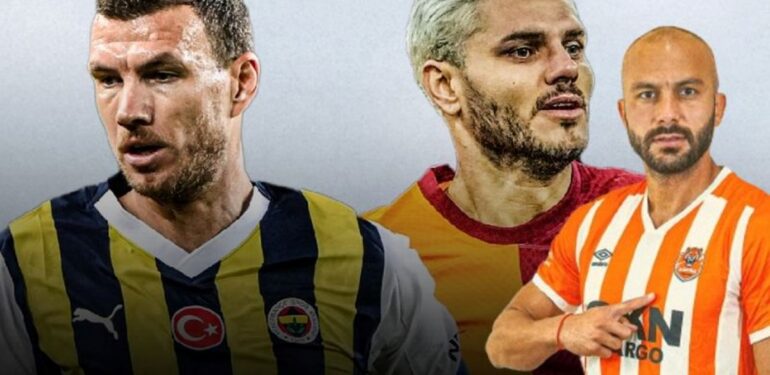 Türk futbolunda ilk yarının gol raporu: İshak Kurt, Dzeko ve Icardi'yi geride bıraktı