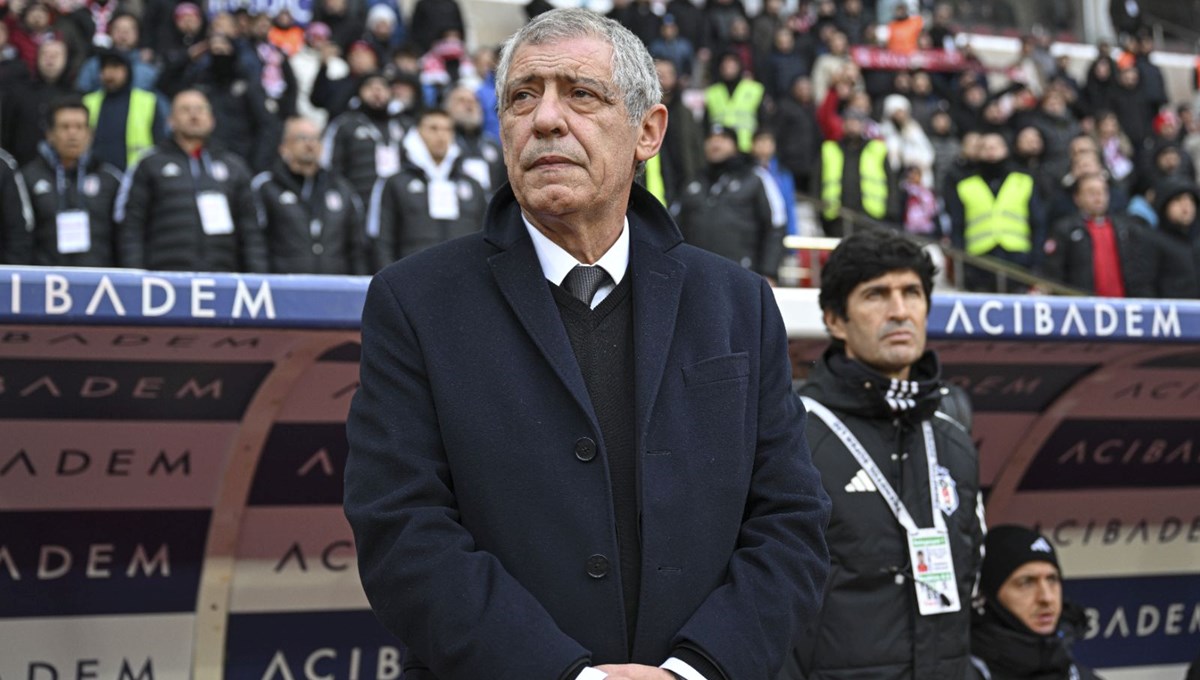 Beşiktaş teknik direktörü Fernando Santos'tan hakemlere tepki