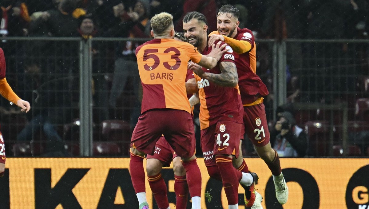 Galatasaray, 3 puanı 3 golle aldı