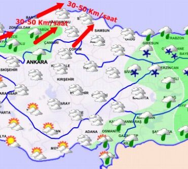 Doğu'ya kar, Karadeniz'e fırtına uyarısı