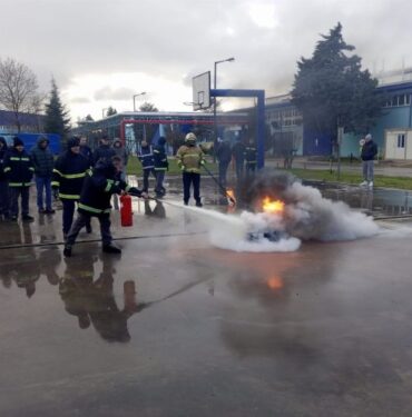 Kocaeli Büyükşehir İtfaiyesi’nden Tekirdağ’da eğitim