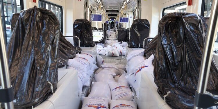 Kocaeli Şehir Hastanesi tramvayında test sürüşü