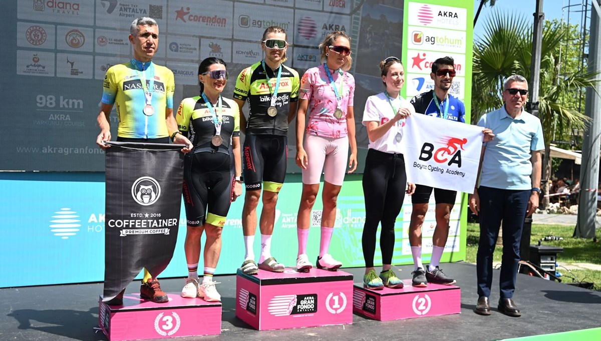 Akra Gran Fondo Powered by AG Tohum Bisiklet Yarışı yapıldı