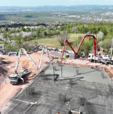 Kocaeli'nde teleferik otoparkı için ilk temel betonu atıldı