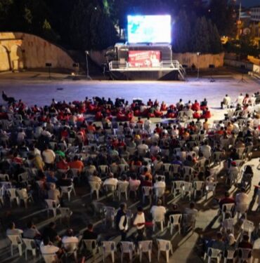 Nevşehir'de milli maç heyecanı