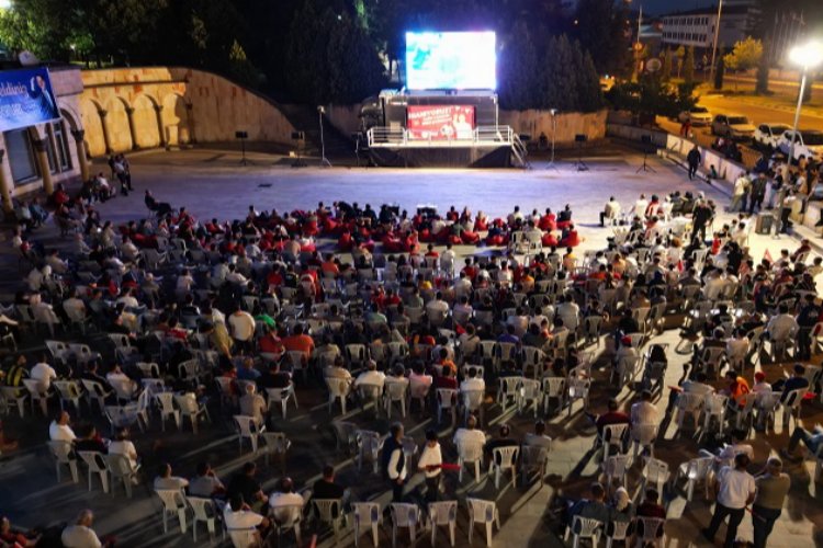 Nevşehir'de milli maç heyecanı