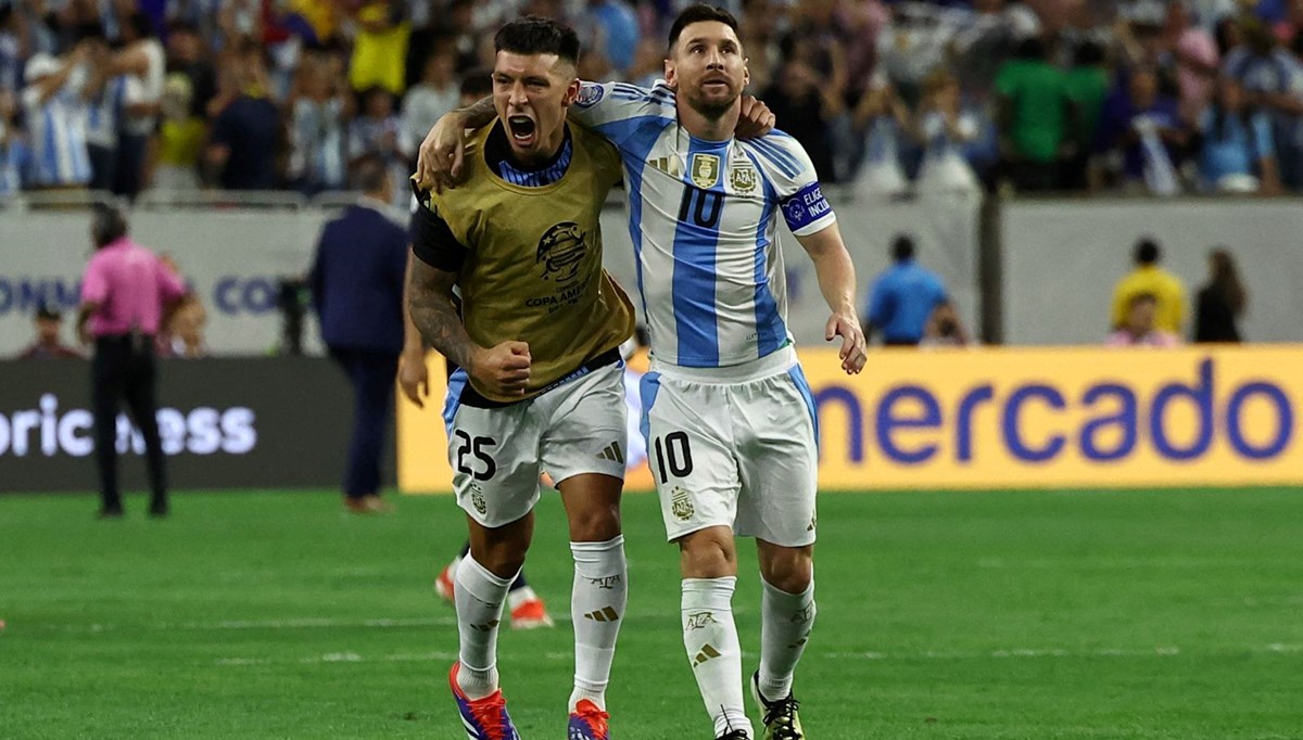 Arjantin, Copa Amerika'da yarı finale yükseldi
