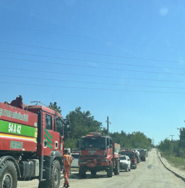 Bursa Yolçatı'da yeniden yangın başladı