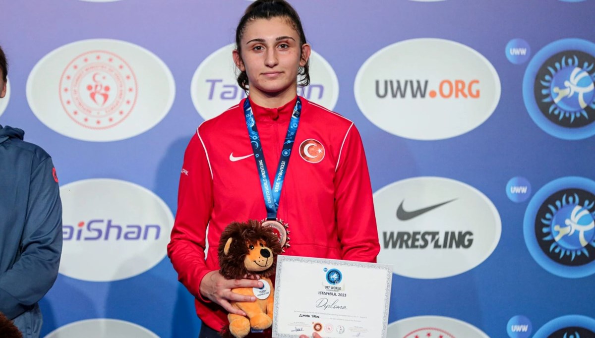 Erzincanlı milli sporcu Elmira Yasin’den altın madalya