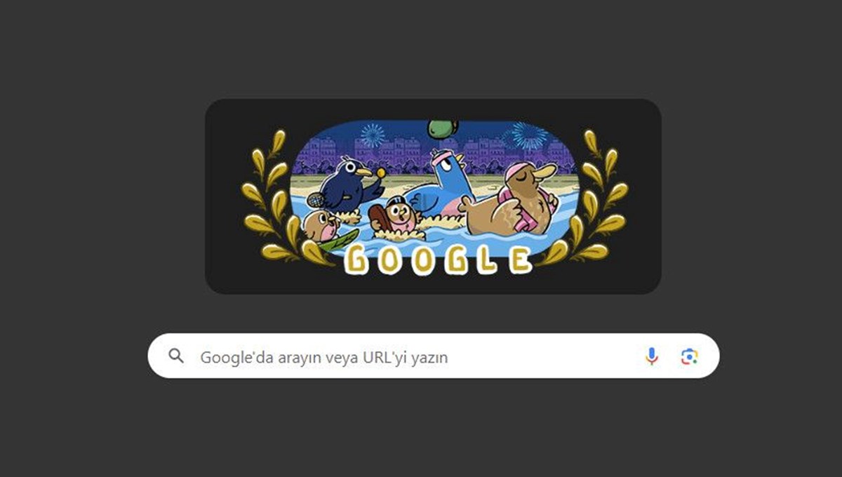 Google'dan Paris 2024 Yaz Olimpiyat Oyunları'na özel "doodle"