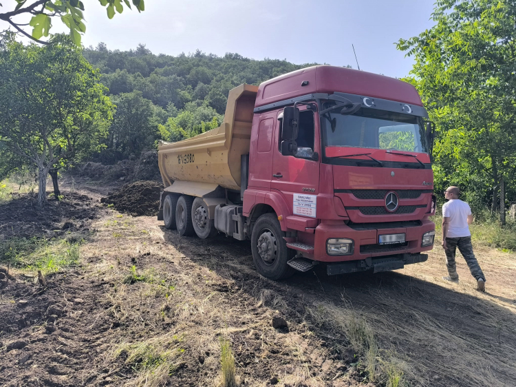 Osmangazi'de kaçak hafriyat dökenlere ceza