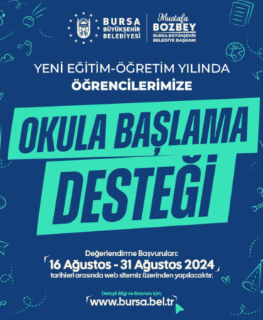Bursa Büyükşehir'den öğrencilere eğitim ve kırtasiye desteği