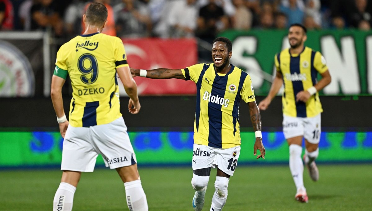 Fenerbahçe, Rize'de farklı kazandı: Fred'in gecesi!