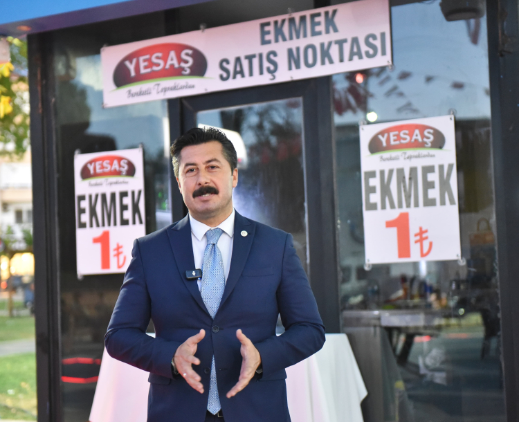 Yenişehir’de ekmek 1 TL