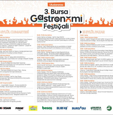 Bursa Gastronomi Festivali’nde ünlüler yağmuru