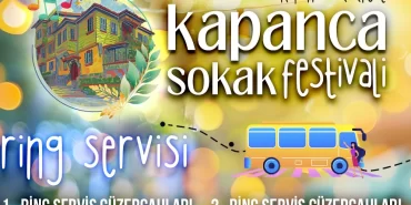 İzmit Belediyesinden Kapanca Sokak Festivali ücretsiz ring servisi hizmeti