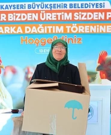 Kadın üreticilerden Başkan Büyükkılıç’a teşekkür