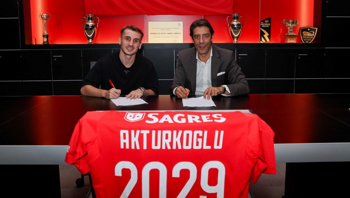 Kerem Aktürkoğlu Benfica'ya imzayı attı: Dört yılda 3