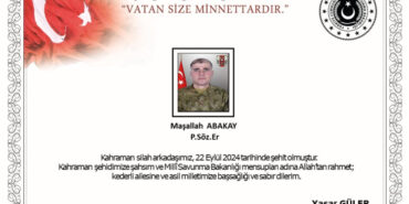 Pençe Kilit'ten acı haber: 1 şehidimiz var