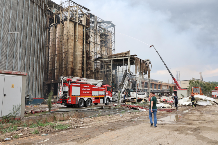 Sakarya Hendek'te patlama sonrası son durum..