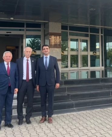 Sevgili ve Kerman’dan Rektör Hatipler’e, hayırlı olsun ziyareti